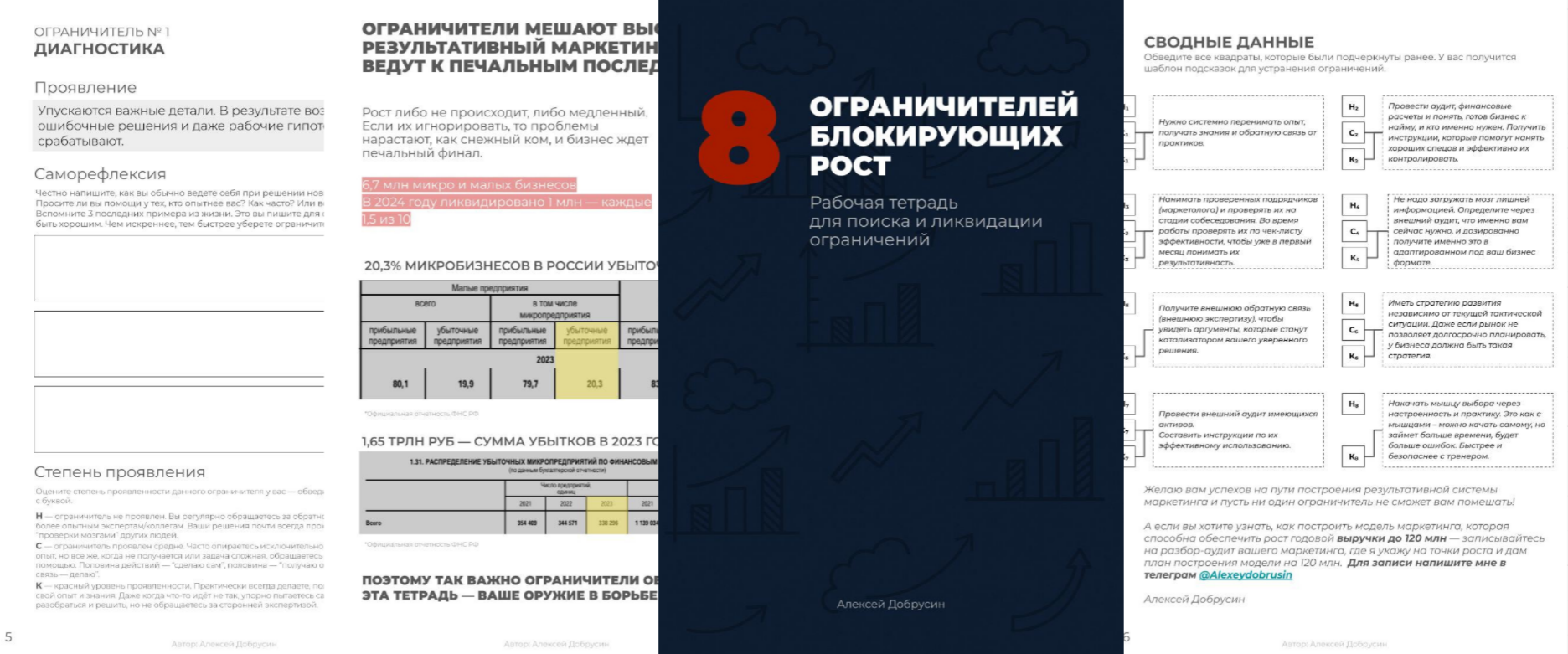 Тетрадь диагностики барьеров роста